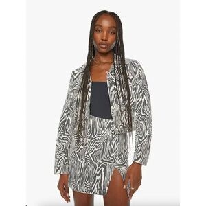 BRAND NEW MOTHER | The Out Of Pocket Jacket Hoofing It Wash in White | Size M